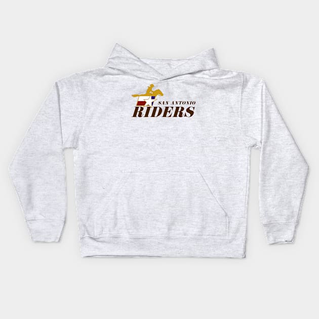 San Antonio Riders - Full Kids Hoodie by Hirschof